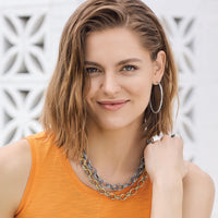 Brighton | Pebble Link Two Tone Necklace