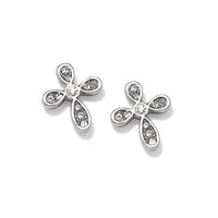 Brighton | Enchanting Cross Post Earrings-Silver