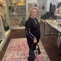 Dotted Line Layering Shirt-S-3X, 2 Colors!