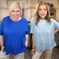 Wind In My Hair Top-S-3X: 4 Colors