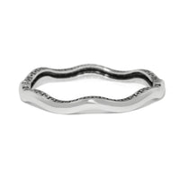 Brighton | Inner Circle Slim Hinged Bangle-Silver