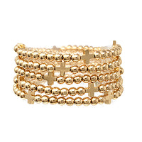 Stacked Up Bracelet Stack-2 Colors - The Shoppes at Coldwater