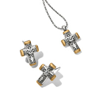 Venezia Cross Stud Earrings
