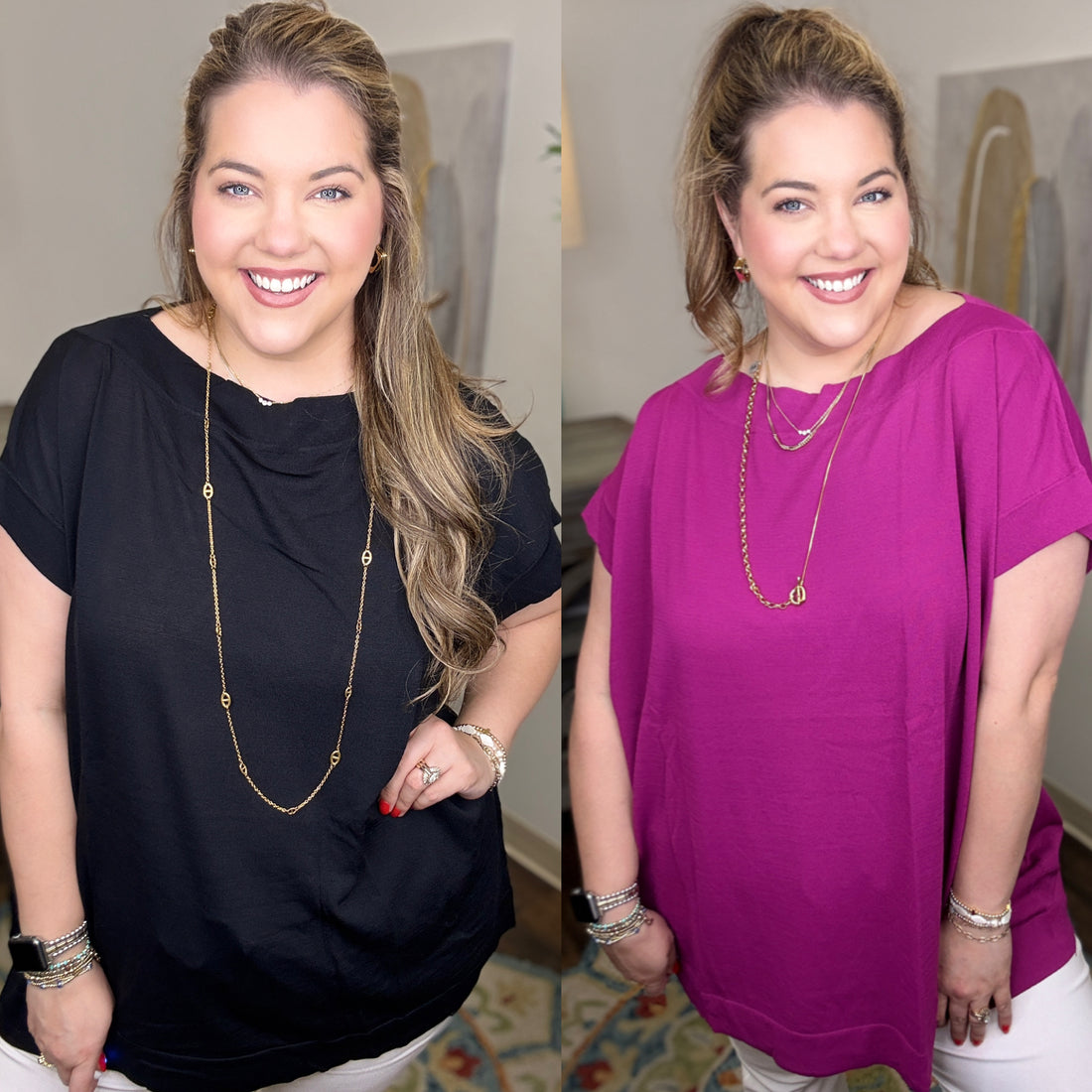 Simplified Times Curvy Top