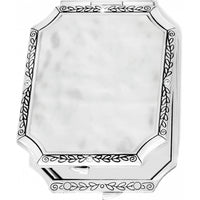 Brighton | Silver Tapestry Compact Mirror