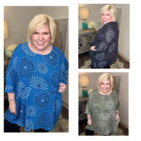Firecracker Curvy Top-3 Colors!
