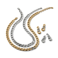 Brighton | Cleo Pave Link Necklace-Gold