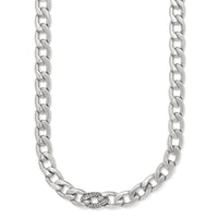 Brighton | Cleo Pave Link Necklace-Silver