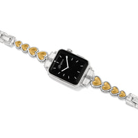 Brighton | Pretty Tough Two Tone Heart Watch Band