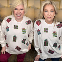 Mary Square Sweatshirt-Presents