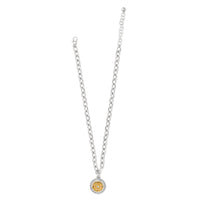 Brighton | Mosaic Round Two Tone Pendant Necklace