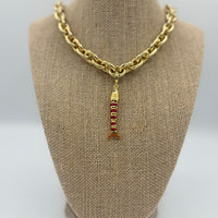 Interchangeable fish charm with carabiner attachment