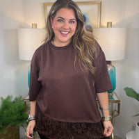 Lacey Curvy Top