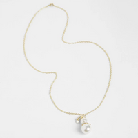 Pearl Snowman Necklace