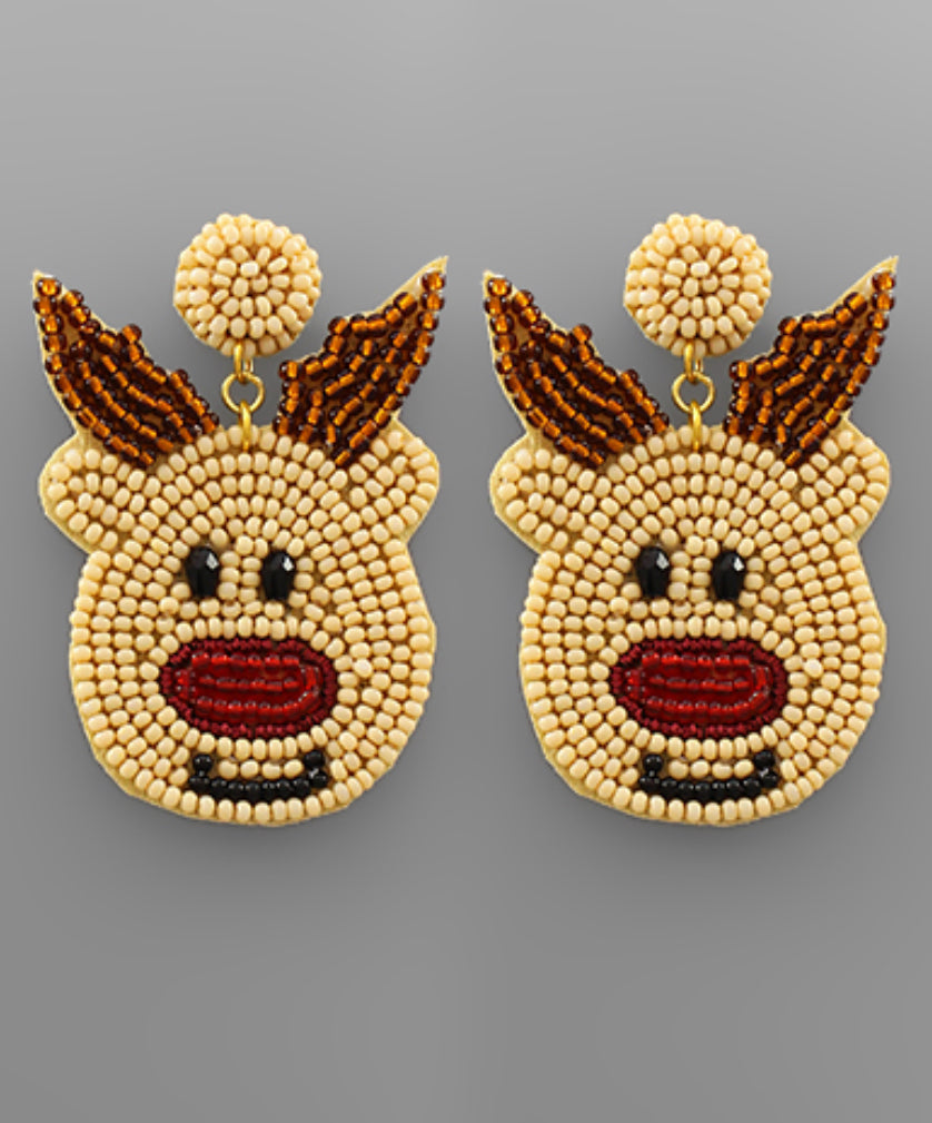 Rudolph earrings hot sale