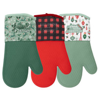 Holiday Farmhouse Oven Mitts