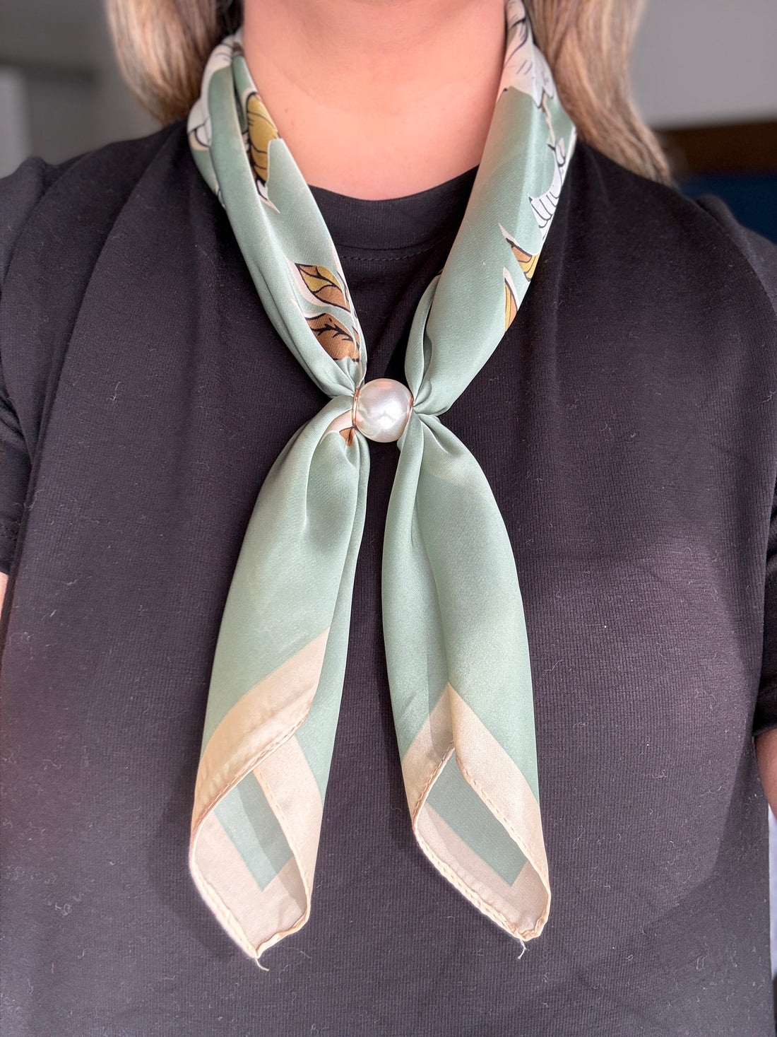 Pearl Scarf Necklace