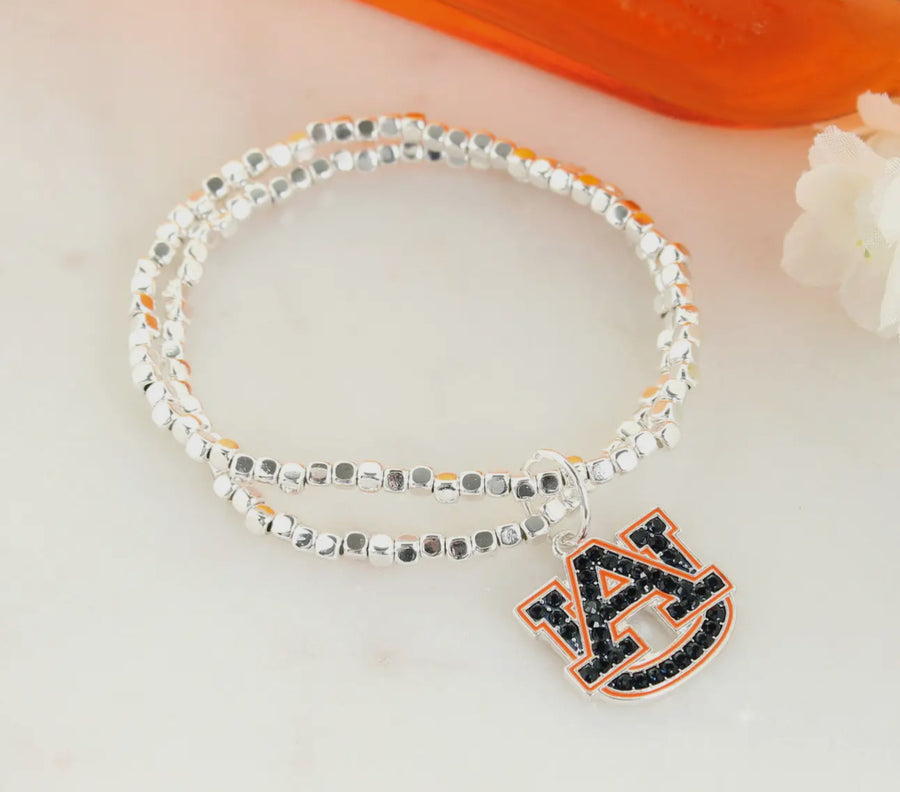 Crystal Logo Stretch Bracelet