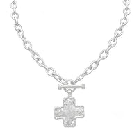 Cross That When We Get There Necklace-2 Colors!