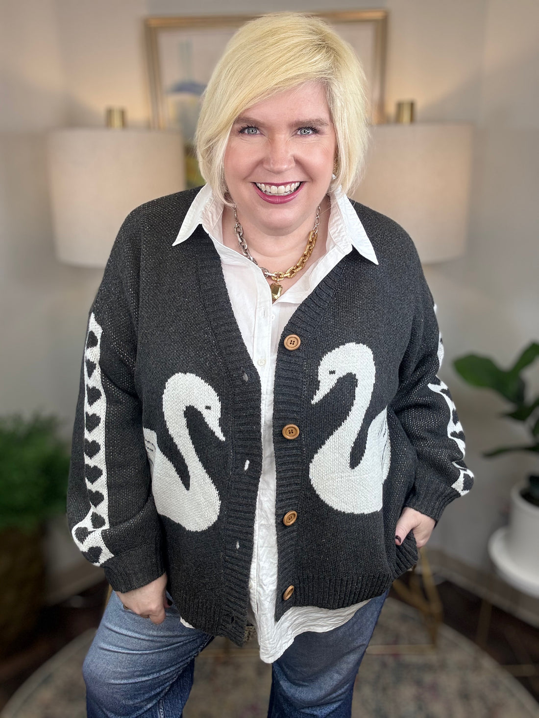 Swan Love Cardigan