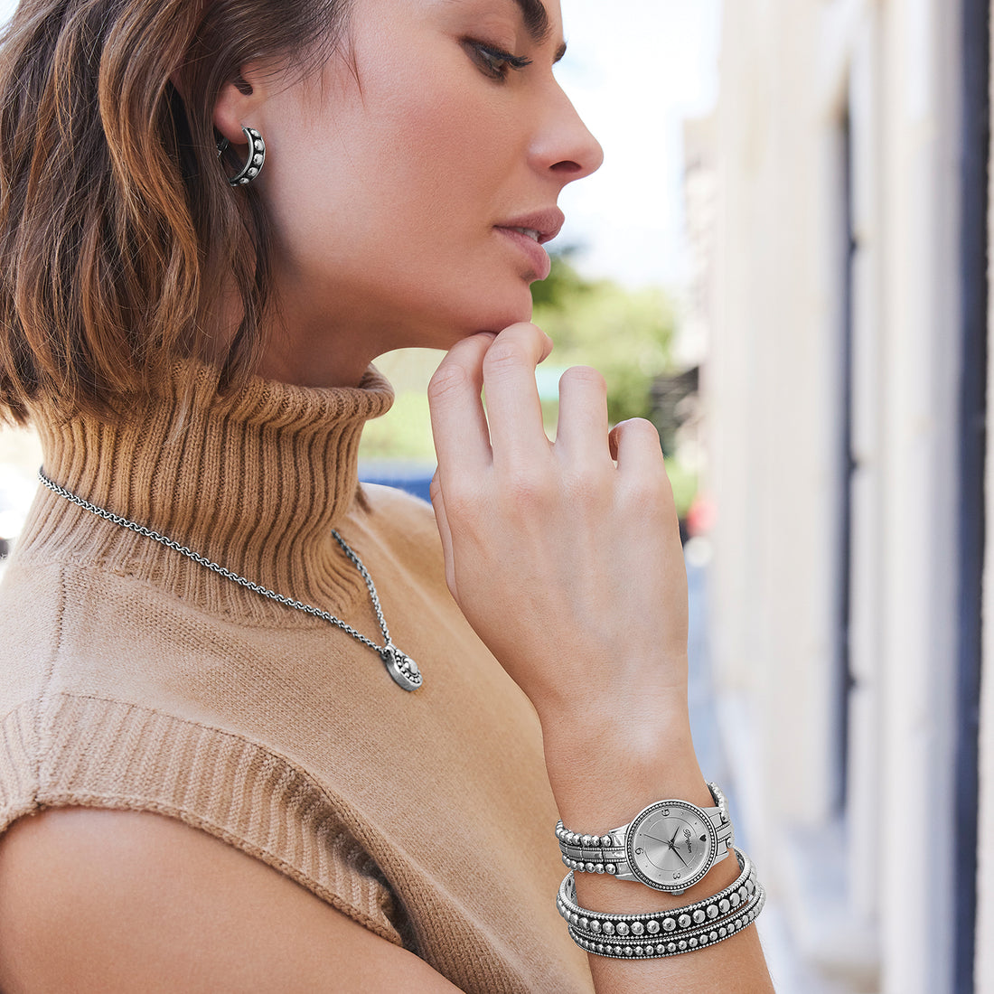 Brighton | Mexico City Watch-Silver