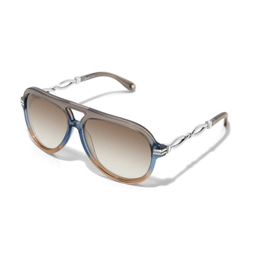 Brighton | Interlok Twist Aviator Sunglasses