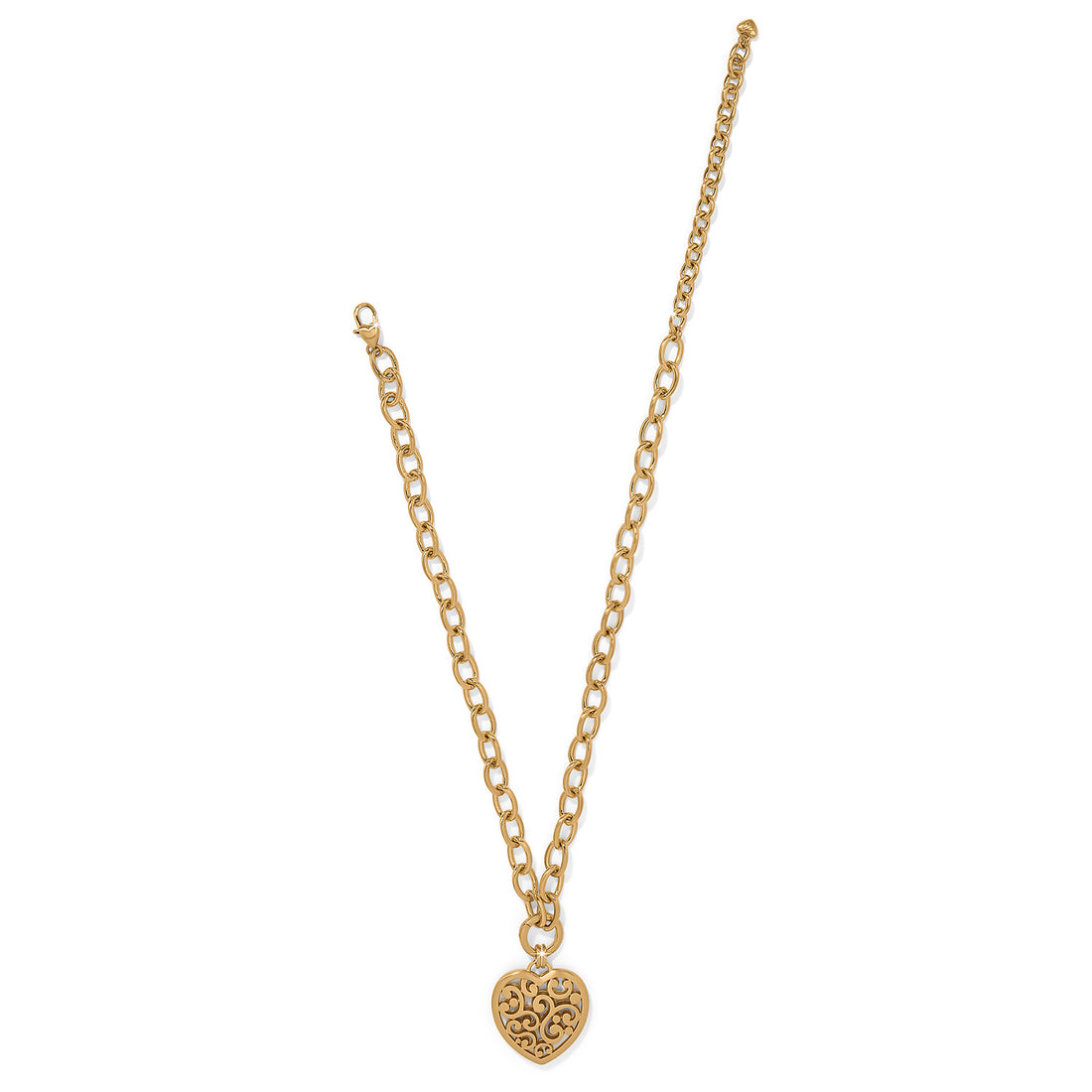 Brighton | Contempo Medallion Heart Necklace