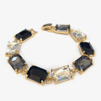 Emerald Cut Linked Bracelet-7 Colors!