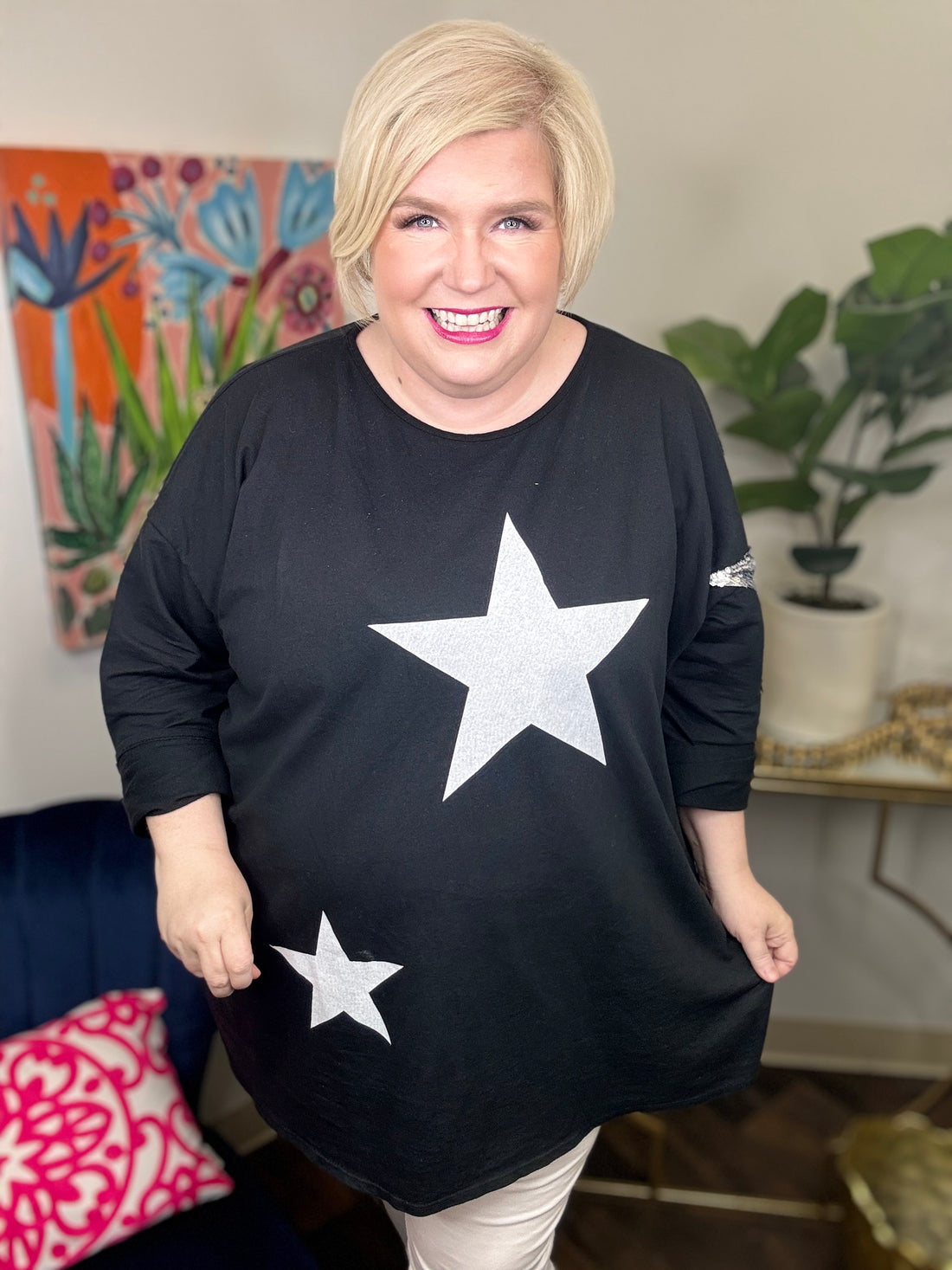 Reach For The Stars Curvy Tunic