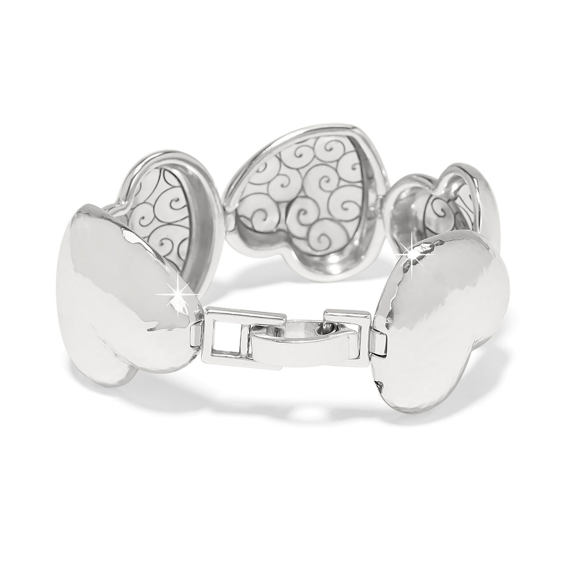 Brighton | Trianon Heart Link Bracelet-Silver