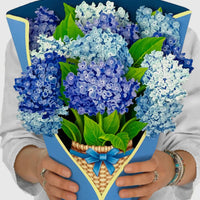 Nantucket Hydrangeas Pop Up Card