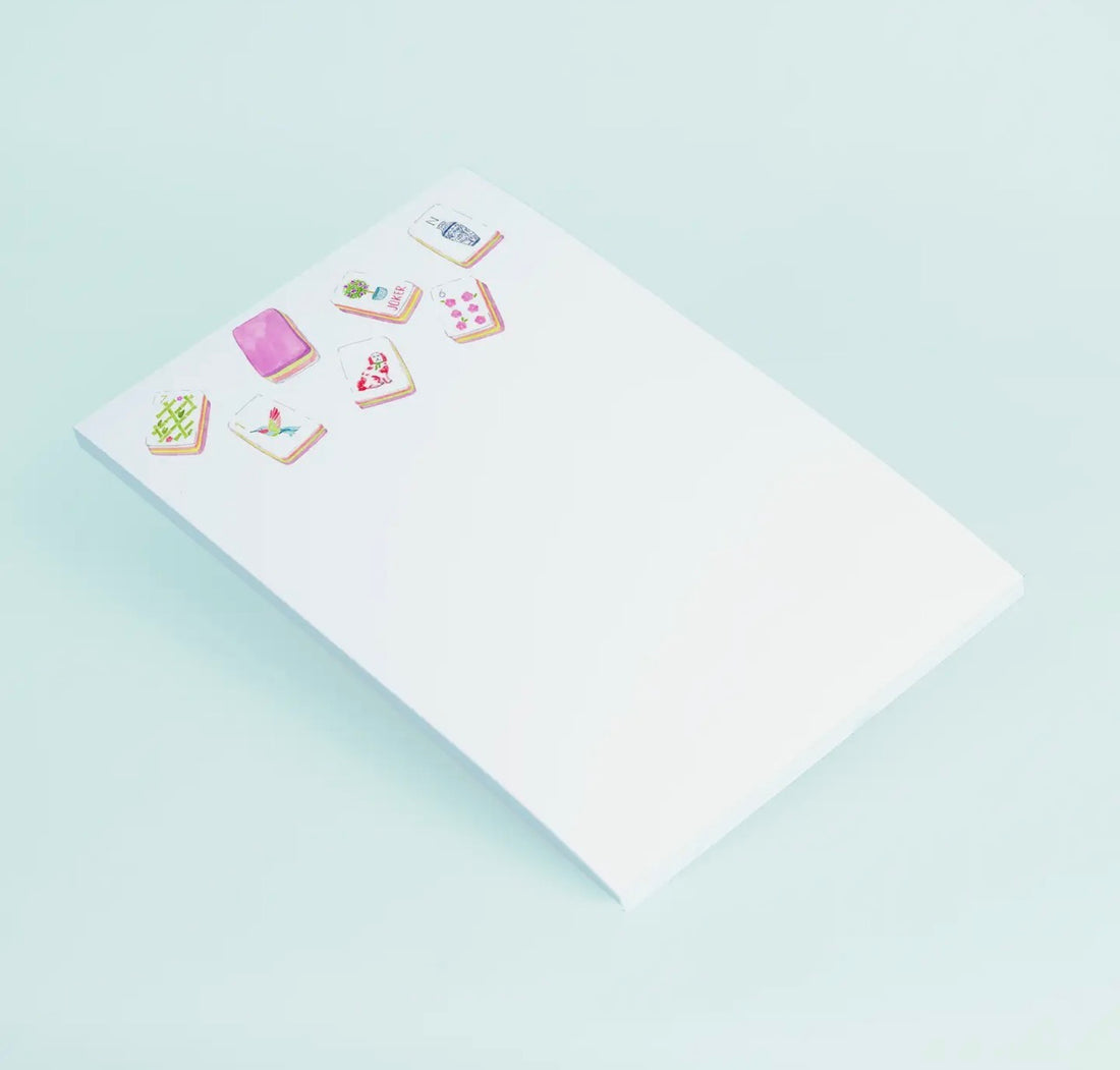 Mahjong Tiles Notepad