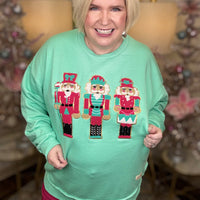 Nutcracker Appliqué Sweatshirt