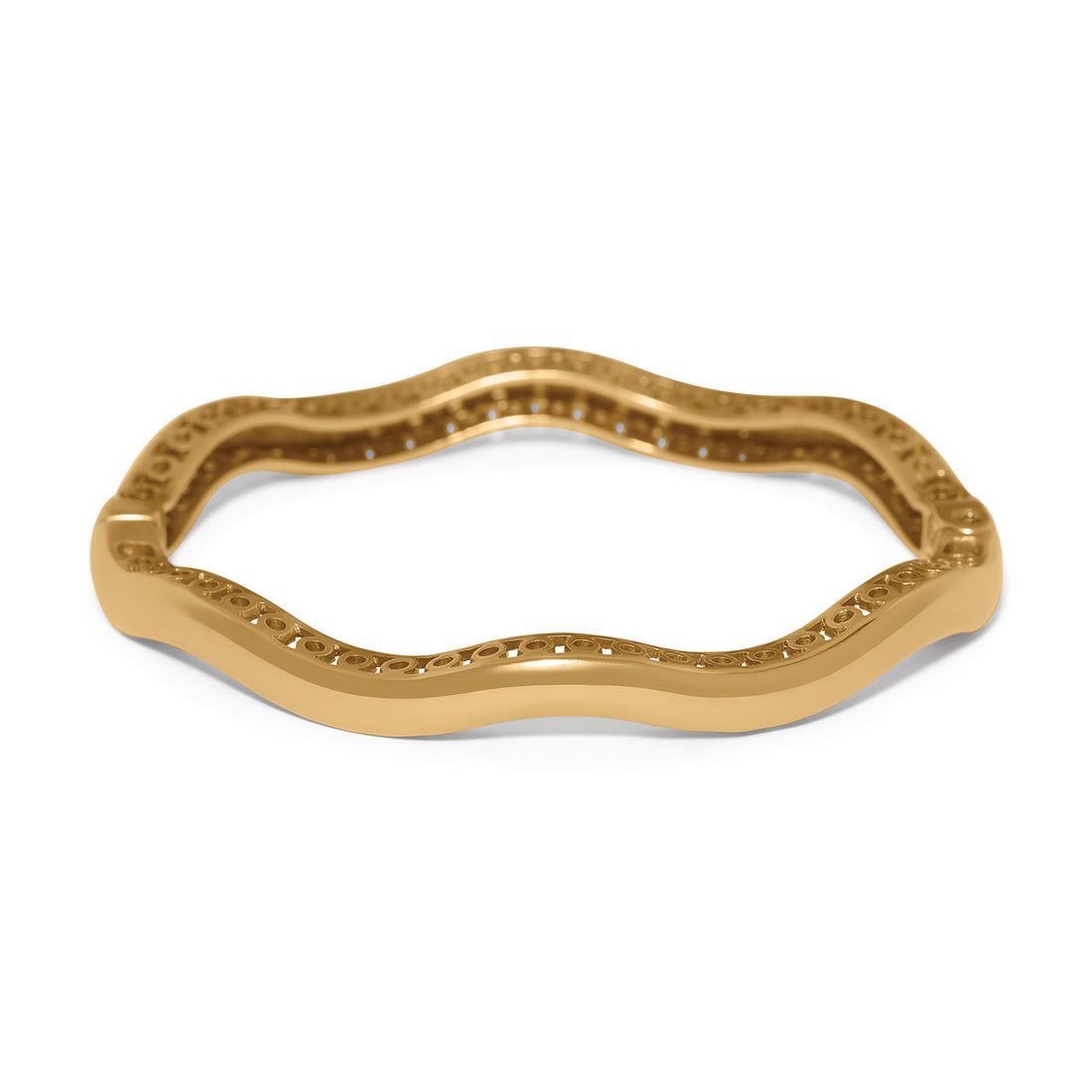 Brighton | Inner Circle Slim Hinged Bangle- Gold