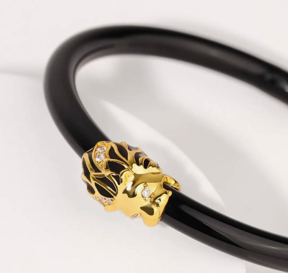 BuDhaGirl | Fauna Lion All Weather Bangle® (Awb®)
- Black