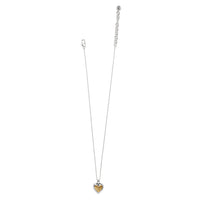 Brighton | Mosaic Heart Two Tone Petite Necklace