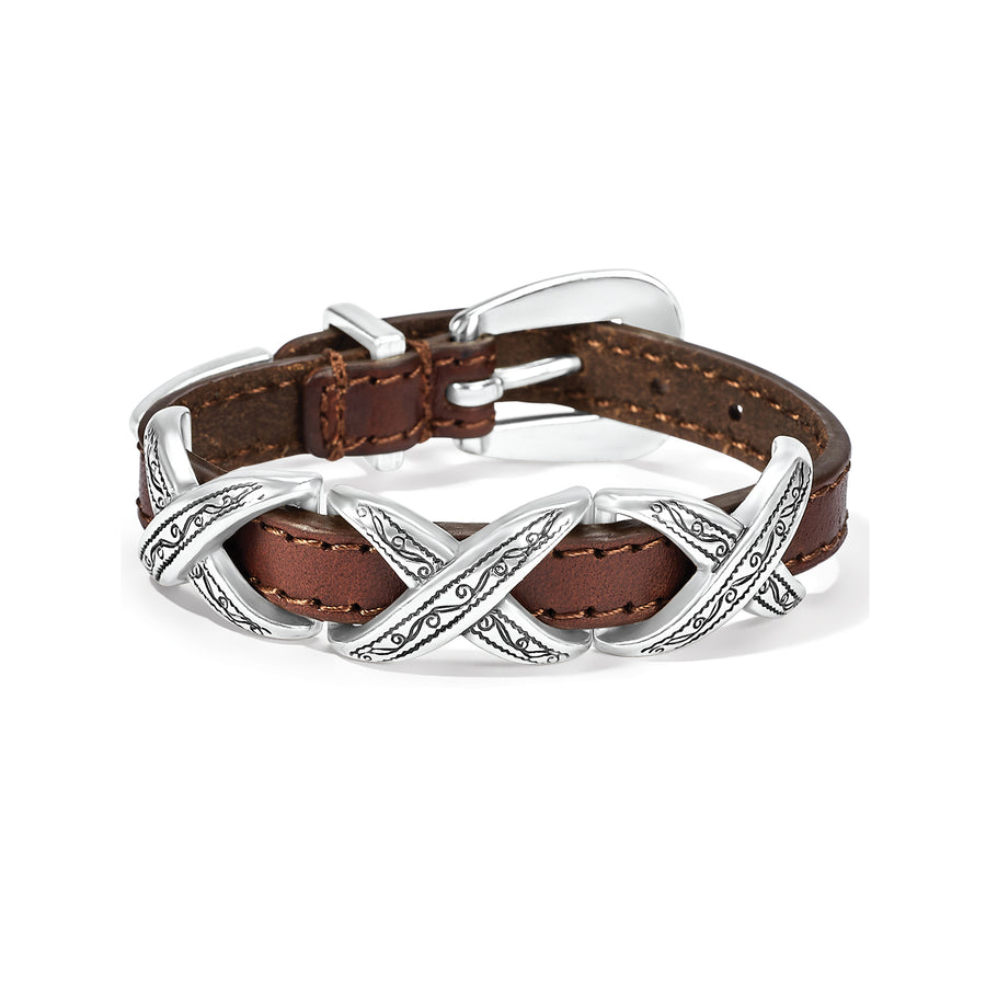 Brighton | Kriss Kross Etched Bandit Bracelet-7 Colors