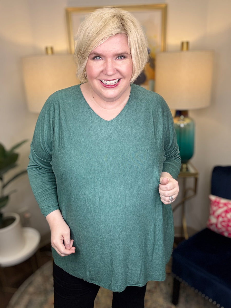 All At Once Curvy Sweater-7 Colors!