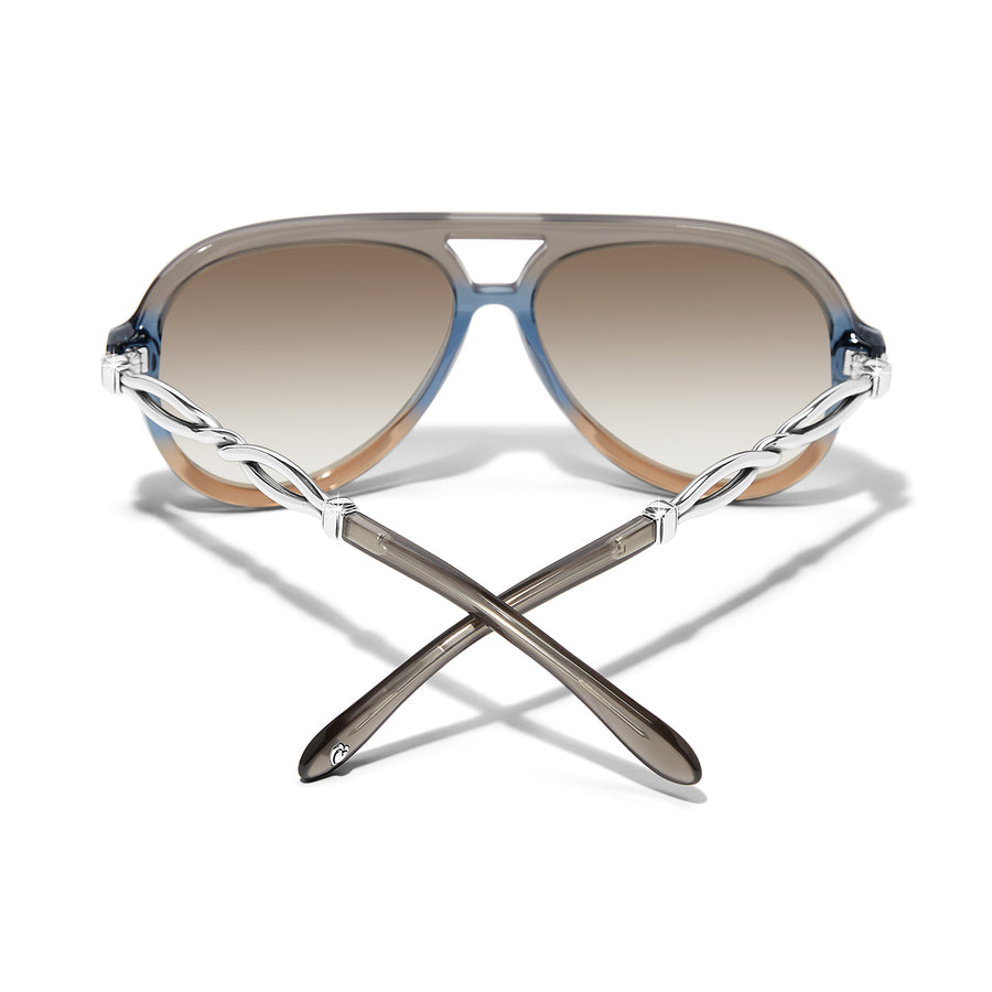 Brighton | Interlok Twist Aviator Sunglasses