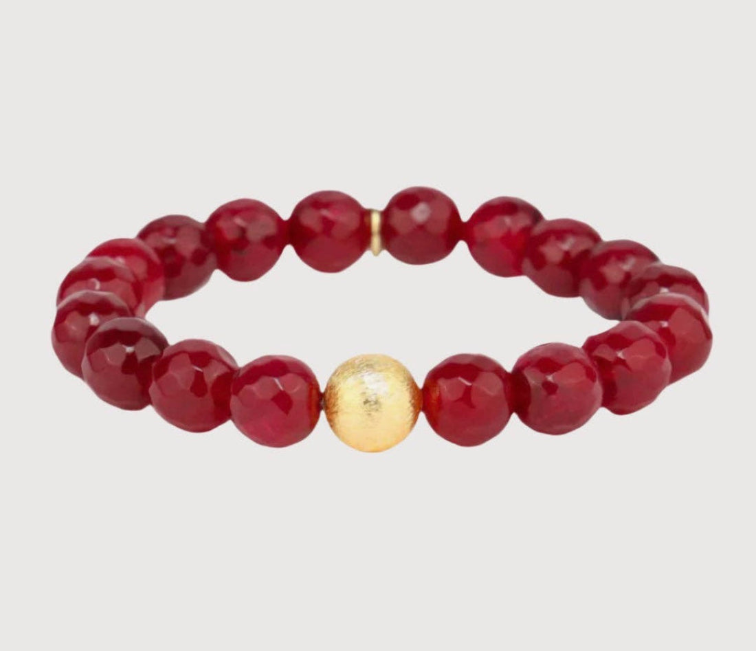 BuDhaGirl | Bianca Bracelet-Ruby