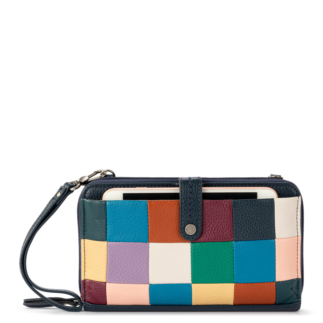 Iris Smartphone Wallet - Leather - Multi Patch