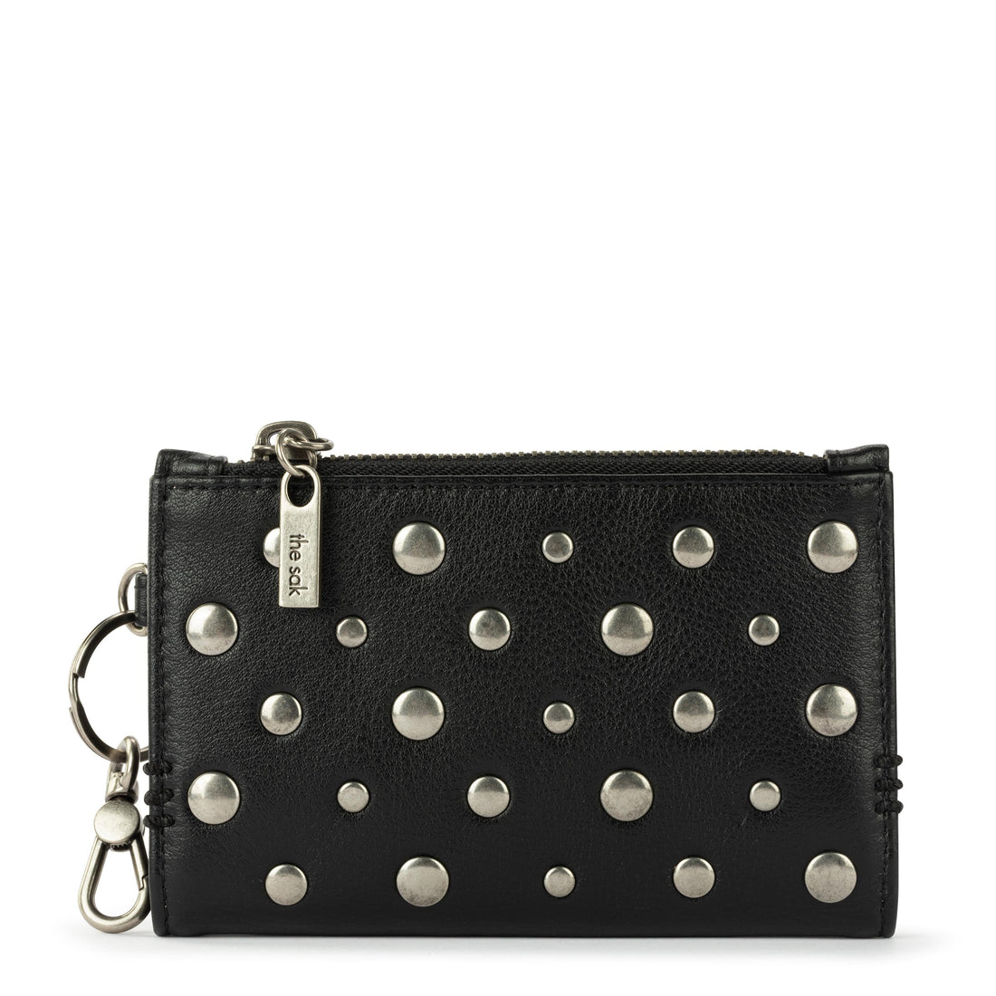 Encino Essential Wallet - Leather - Black Silver Stud