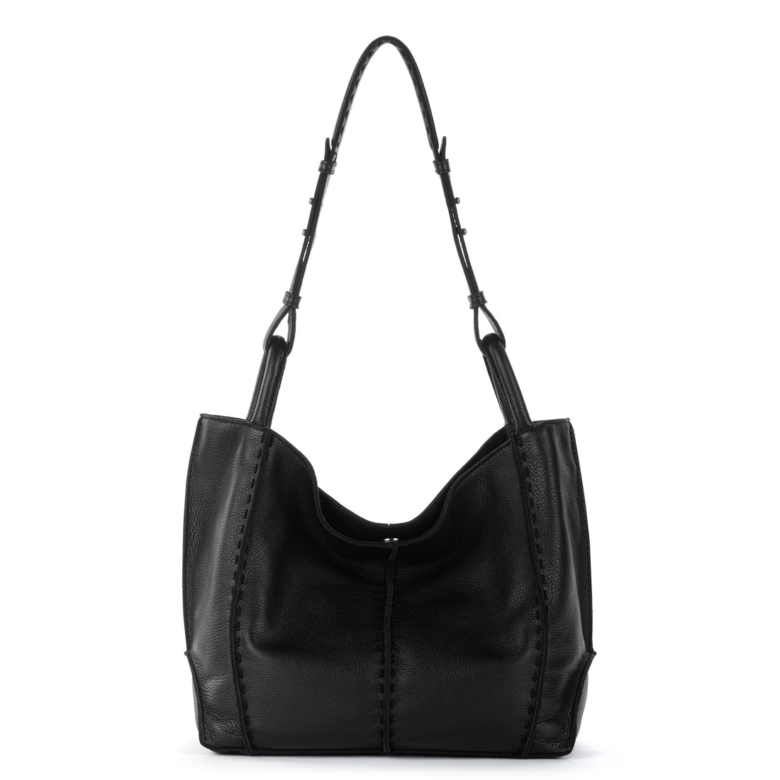 Los Feliz Medium Tote - Leather - Black