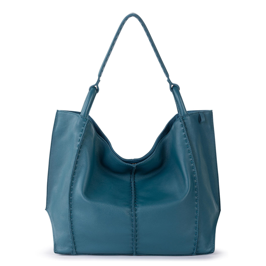 Los Feliz Large Tote - Leather - Deep Teal