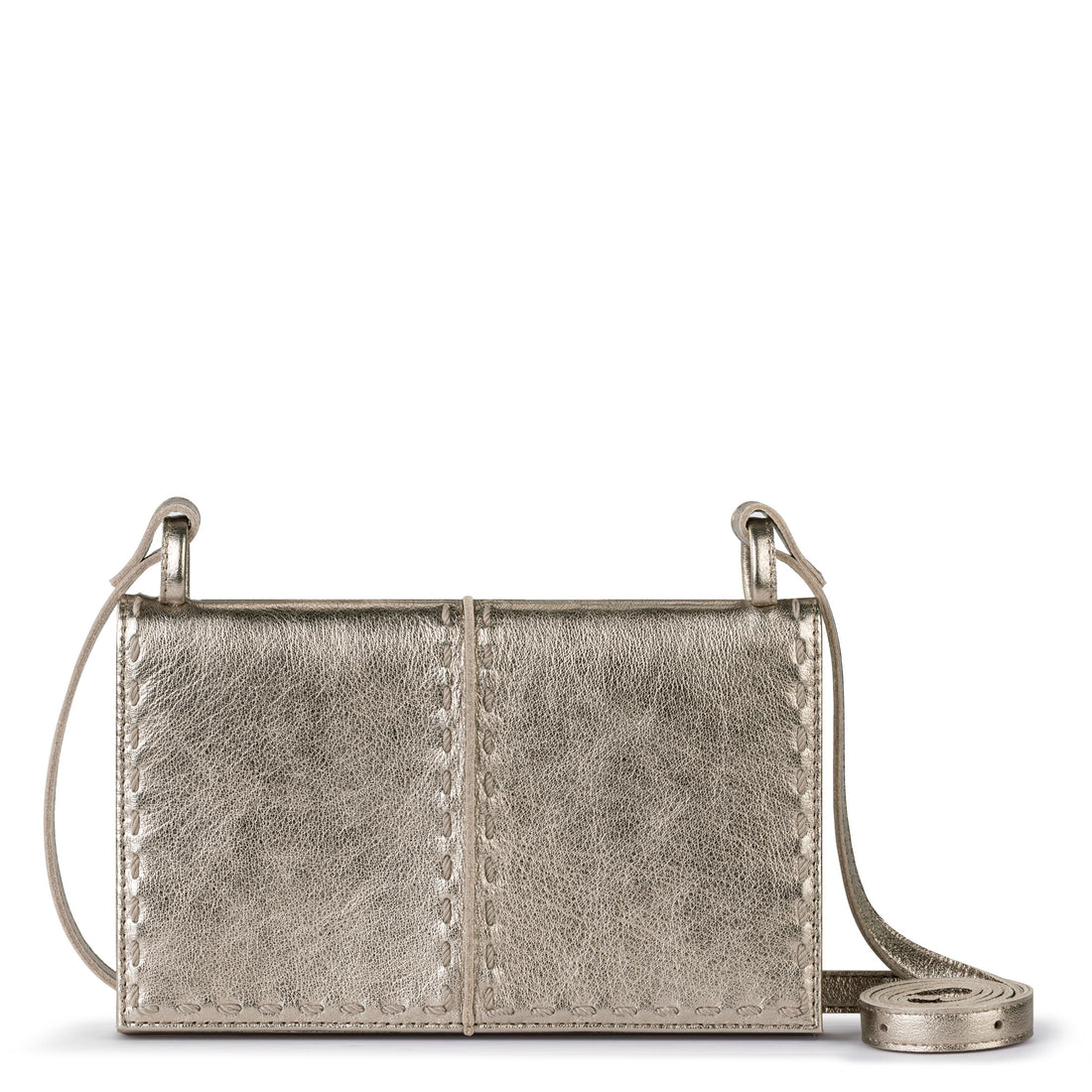Los Feliz Phone Wallet - Leather - Pyrite