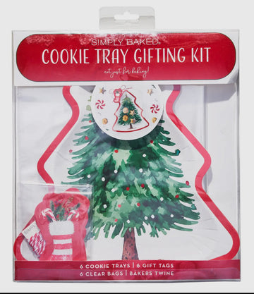 Sophistiplate Cookie Gifting Tray-Christmas Tree
