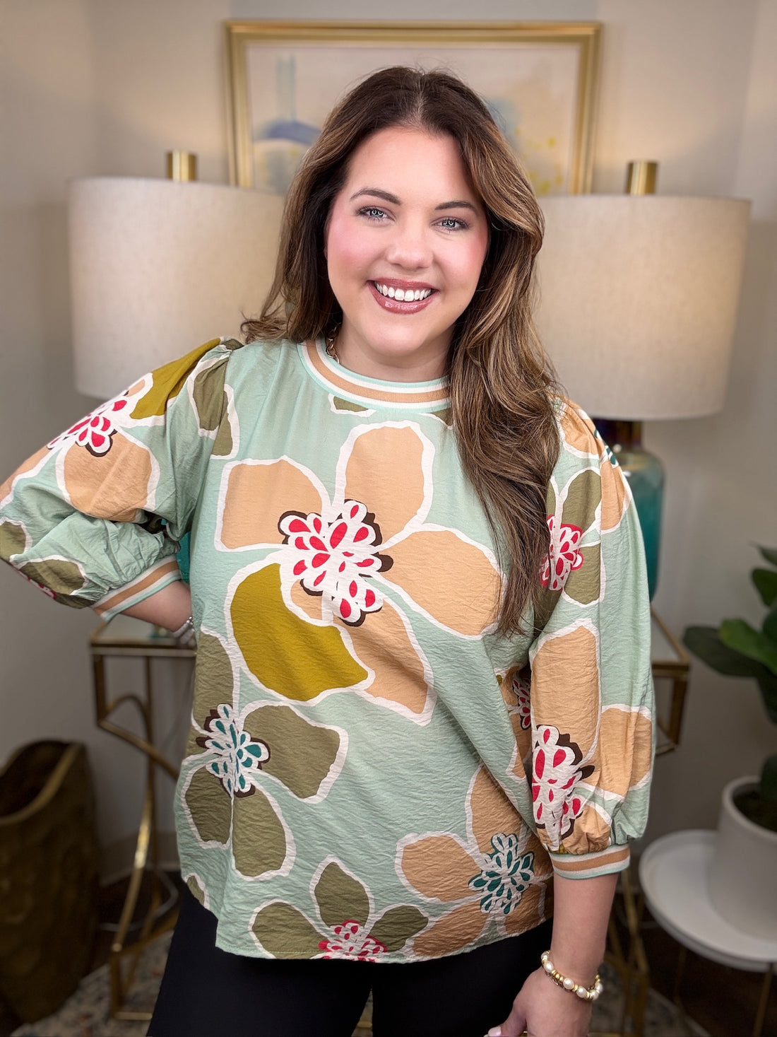 Flower Ridge Curvy Top