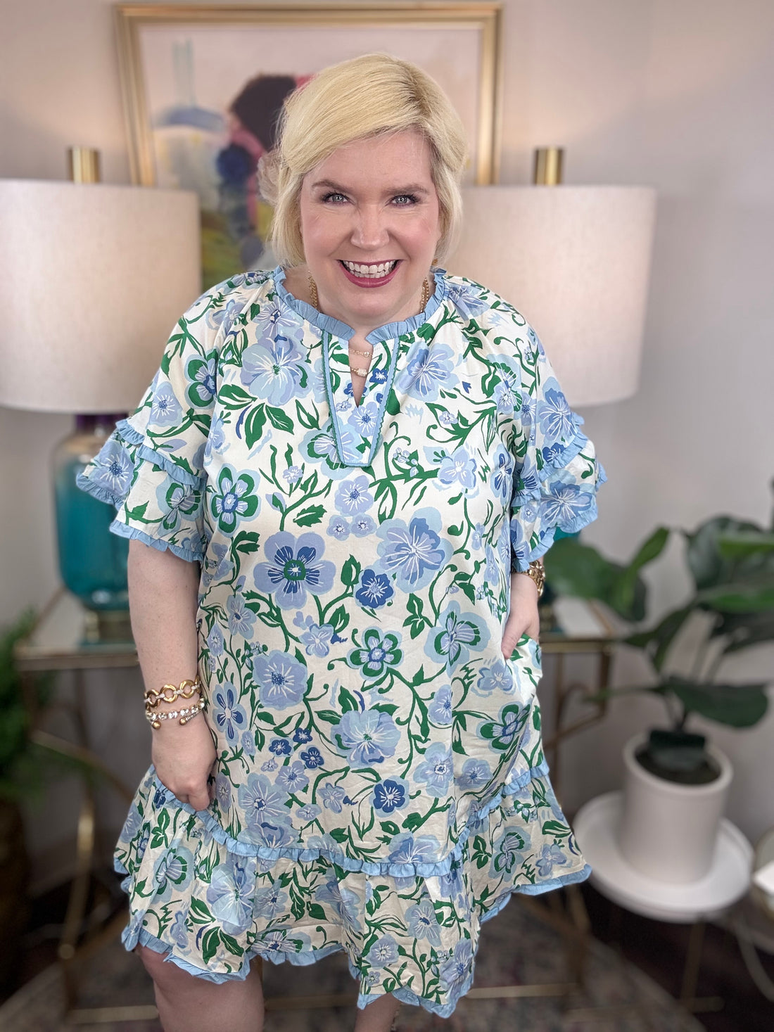 Garden Party Curvy Dress