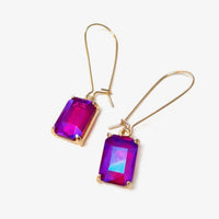 Rectangle Sparkle Earrings-6 Colors