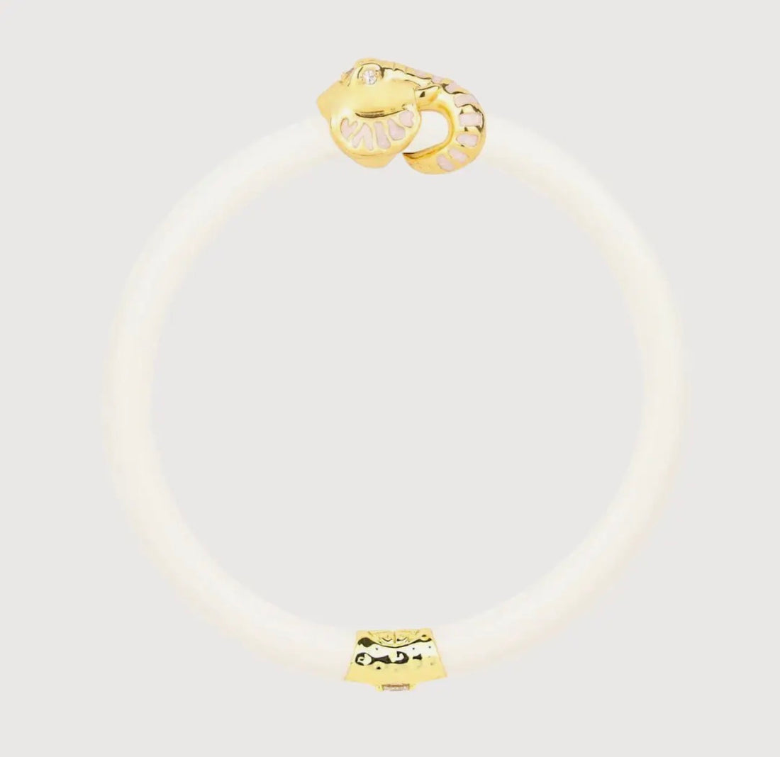 BuDhaGirl | Fauna Elephant All Weather Bangle® (Awb®) - Ivory